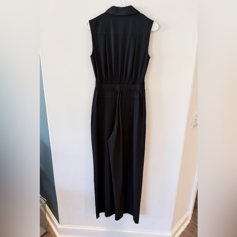 Athleta Sleeveless Black Jumpsuit Size 0 - Picture 2 of 10